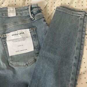 Good American Light Blue Skinny Jeans